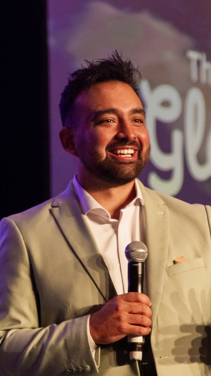 Danny speaking at the Global Leadership Summit